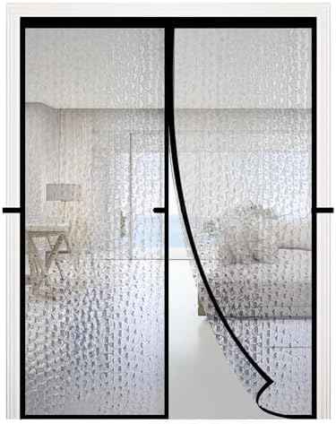 RELIANCER Magnetic Thermal Insulated Door Curtain,Waterproof EVA Door