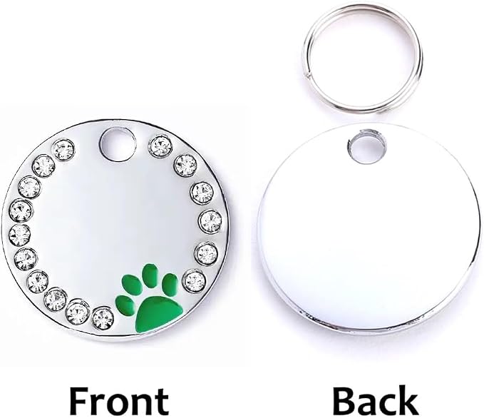 Personalized Dog/Cat Cute Paw Pet ID Tag - Image 6