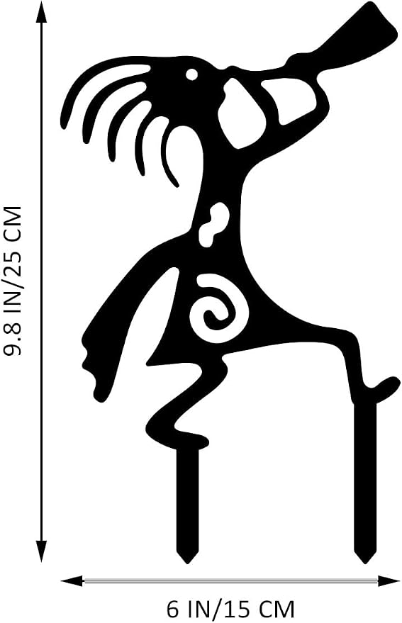 4 Piece Kokopelli Metal Garden Stakes - Image 9