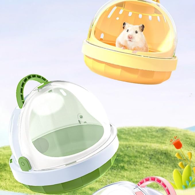 Guinea Pig Carrier Cage with Water Bottle, Portable Hamster Travel Carrier - Image 6