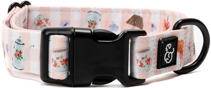 Lucy & Co. Sipping Slowly Dog Collar, Adjustable Durable Dog Collar by LucyCo