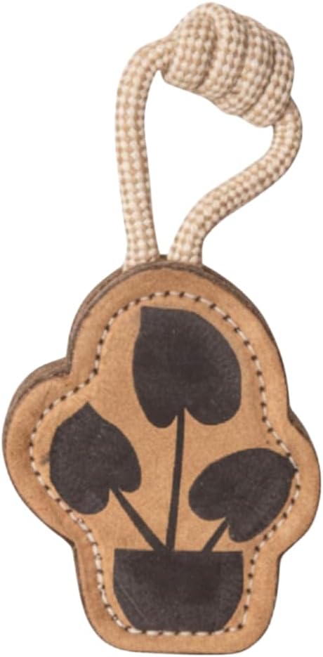 Natural Jute Dog Chew Toy – Tough & Durable Plant-Shaped Puppy Toy, Safe by PAWPOURRI
