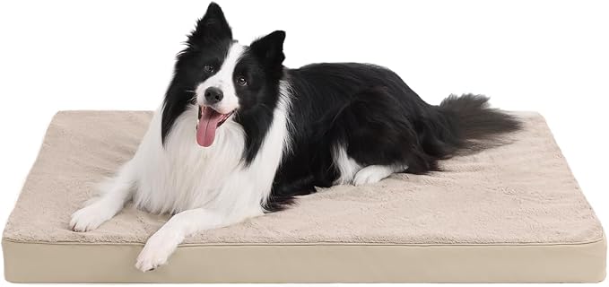 KSIIA Orthopedic Dog Bed Crate Waterproof Pet Mats by KSIIAPetProducts