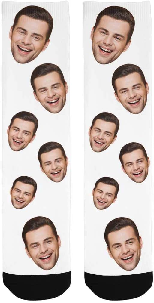 MyPupSocks Custom Personalized Photo Pet Face Socks, Cat and Dog Tracks Paws - Image 4