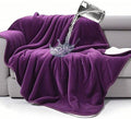 gogobunny Waterproof Bed Blanket, Reversible Sherpa Fleece Throw Blanket by gogobunny