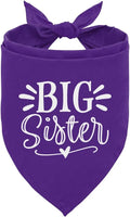 Big Sister Dog Bandana, Pet Scarf Accessories, Pet Triangle Scarf, Dogs Bandanas by ZPPRJF