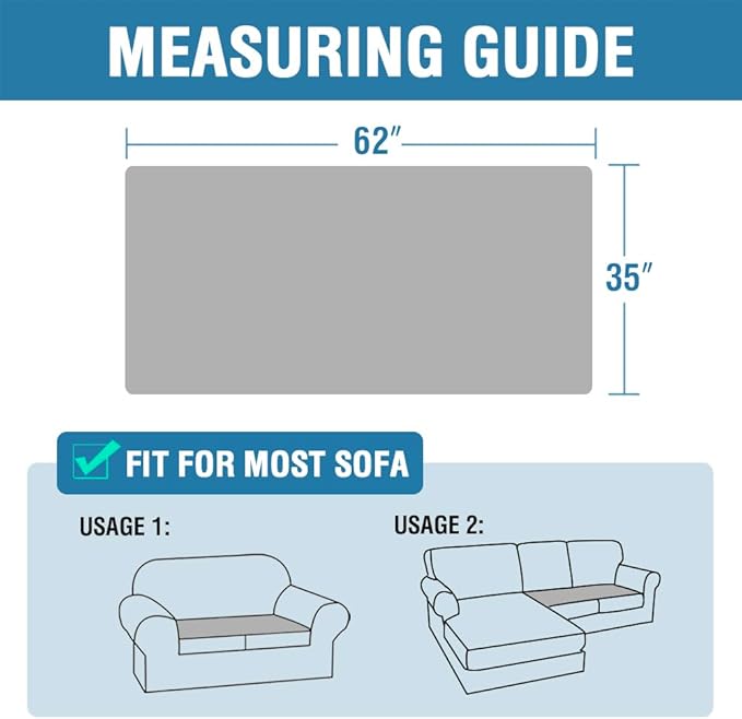 H.VERSAILTEX Plush Chenille Dog Bed Cover Thick Soft Loveseat Cover - Image 3