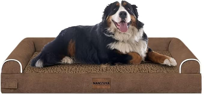 Large Dog Bed Orthopedic Washable: Jumbo Dog Bed Bolster Extra Large Dogs Egg - Image 9