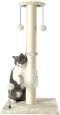 PEEKAB 32" Tall Cat Scratching Post Sisal Rope Scratch Posts by PEEKAB