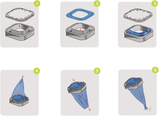 9 Pack Cat Litter Refills Bags Compatible - Image 6