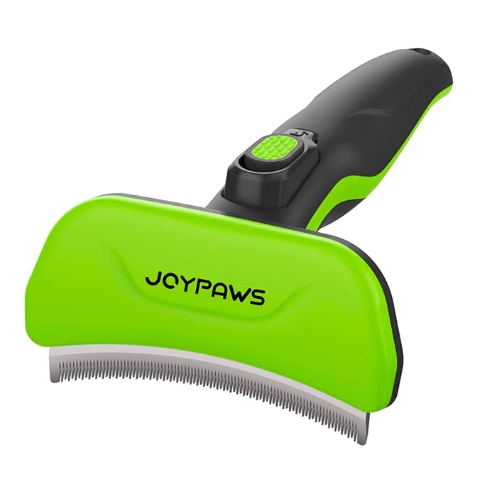 Pet Grooming Brush for Dogs and Cats, Self-Cleaning Undercoat Deshedding Tool by PetSuppliesManufacturer