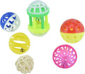 6pcs Foraging Ball Bird Toys Conures Feeder Toys Parakeets Foot Talon Toy by GUANLANT