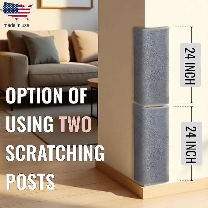 Wall Cat Scratcher & Corner Cat Scratcher – Indoor Scratching Post - Image 6