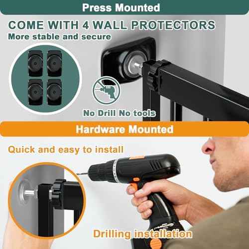 AiWMGL 40.55" Tall, 53.74-61.61 Inch Wide, 1.37" Ultra Narrow Spacing