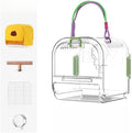 Portable Plastic Bird Cages Lightweight Waterproof Ventilated Travel Bird Cage by Unknown