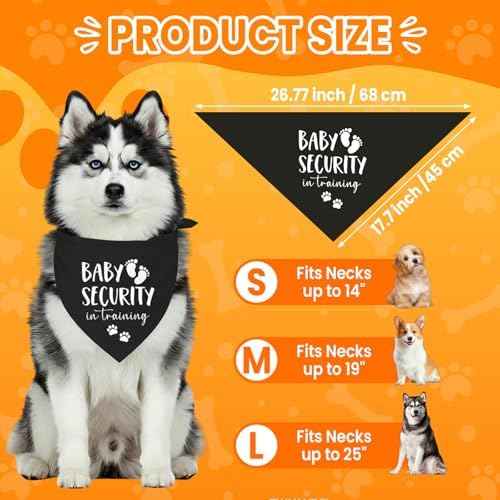 Baby Security Dog Bandana - Pregnancy Reveal Accessory for Dogs