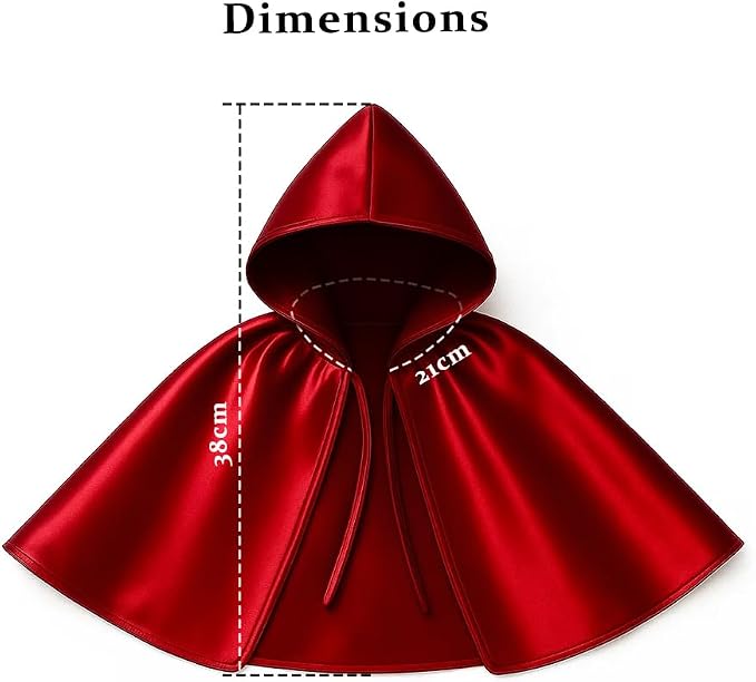 Red Cat Cloak with Hood for Indoor Cats, Funny Superhero Cosplay Halloween - Image 5