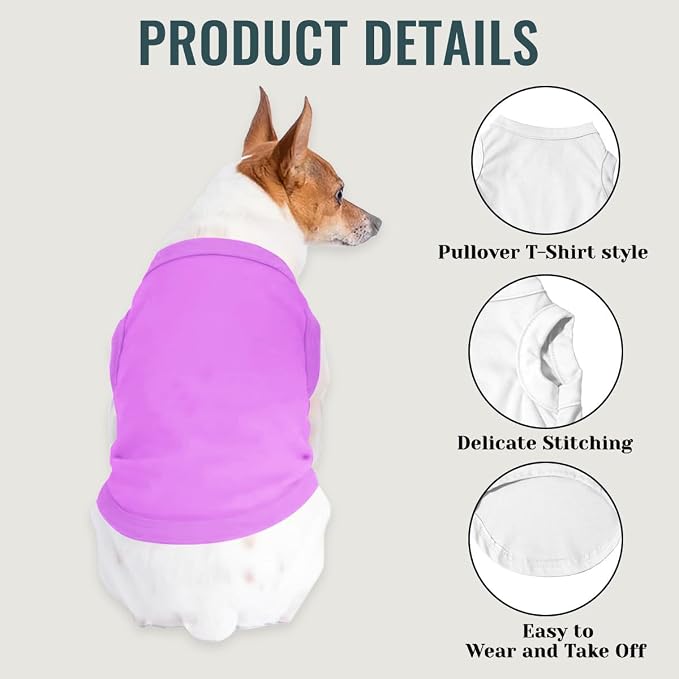 Custom Dog Shirt Pet T Shirts for Small Medium Large Dogs Customized Clothes - Image 4