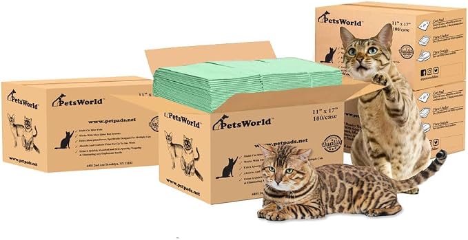 PetsWorld Universal Fit Multi-Cat Pad Refills by PETSWORLDsupplyforpets