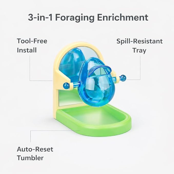 Small Pet Intelligence Growth Rotating Foraging Toy - Image 7