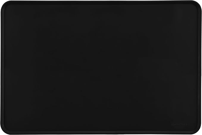 Amazon Basics Waterproof Non-Slip Silicone Pet Feeding Mat by AmazonBasics