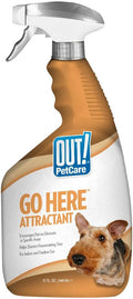 OUT! PetCare Go Here Attractant Dog and Puppy Potty Training Spray, Safe & by OUT