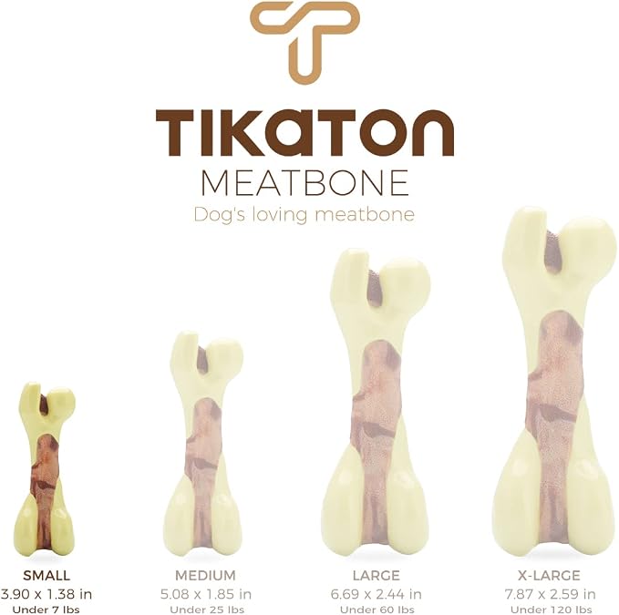 Tikaton Dog Chew Toys for Aggressive Chewers, Peanut Butter Flavor Durable Dog - Image 6