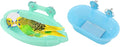 Wontee Bird Bath Box with Mirror Portable Parrot Hanging Bathroom Bathing Tub by Wontee