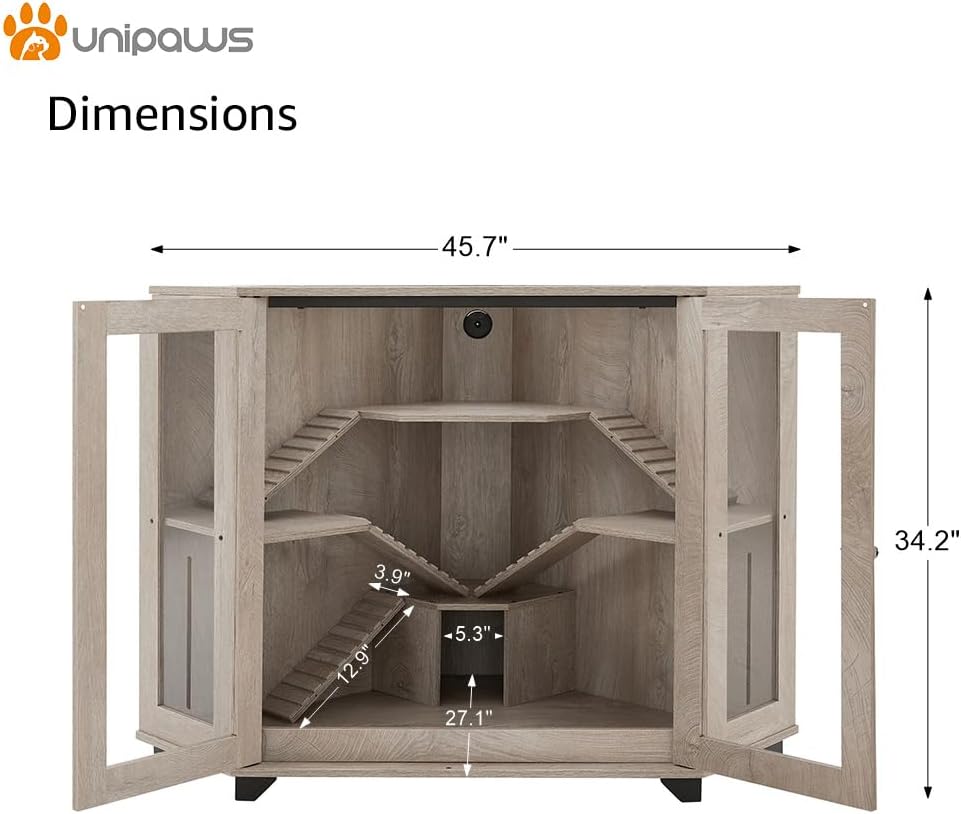 unipaws Chinchilla and Hedgehog Cage, Large - GlobalHabitat Supply