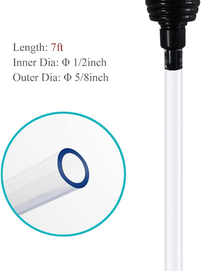 7ft Aquarium Siphon Vacuum Cleaner - Image 4
