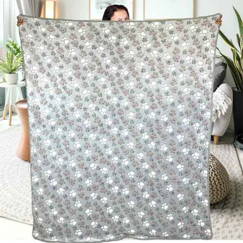 Dog Blankets for Large Dogs, 3 Pcs Dog Blanket Washable, Soft Fluffy