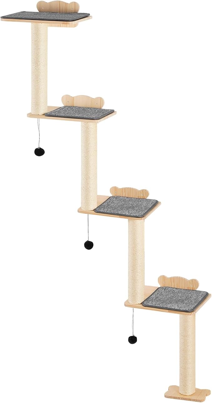 VEVOR 4 Tiers Cat Wall Furniture Set - Image 10