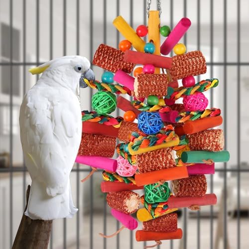 Kyouki Parrots Toys for Cockatiels, Budgies, Conures, Lovebirds