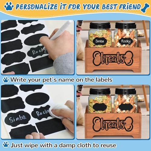 Dog Treat Container Dog Food Container for Dog Food Storage, Farmhouse