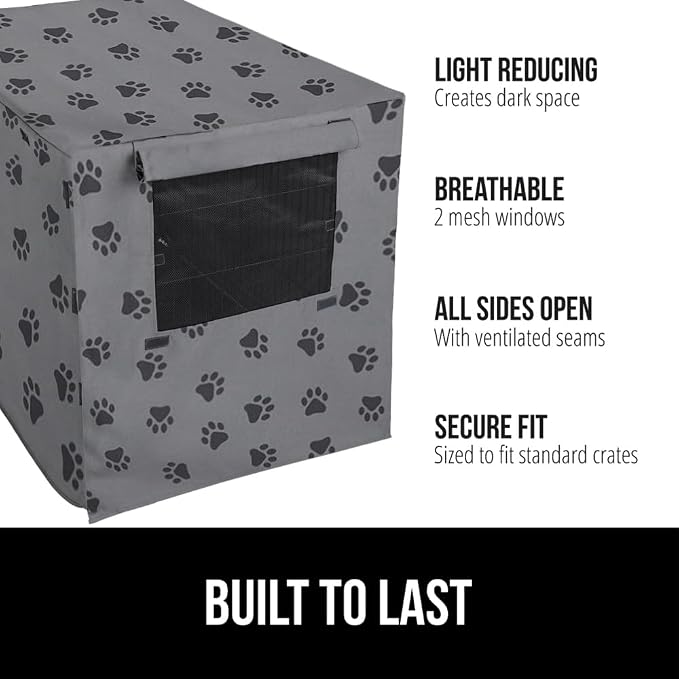 GORILLA GRIP Dog Crate Covers compatible - Image 2