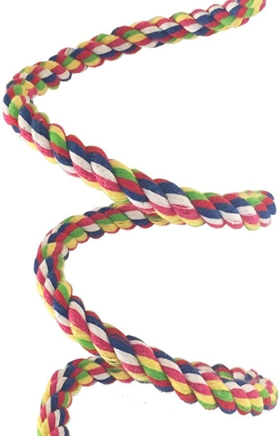 Bird Rope Perch Parakeet Toys, Spiral Cockatiel Toy, Cage Accessories - Image 3