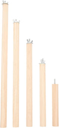 Veemoon Wood Bird Perch Stand 5pcs Parrot Cage Stick Standing Sticks Climbing by Veemoon