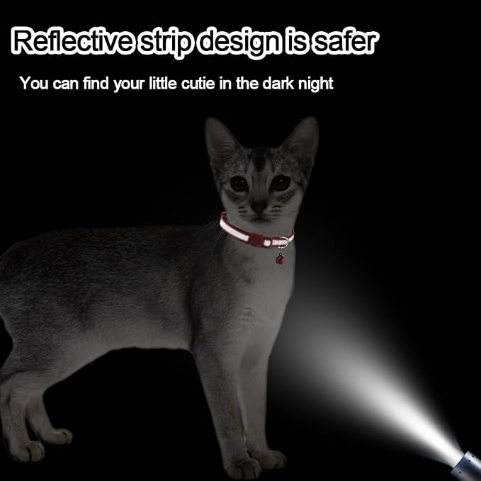 18Pcs Reflective Cat ID Collars - Image 6