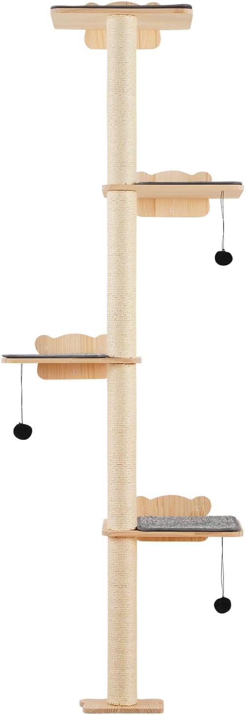 VEVOR 4 Tiers Cat Wall Furniture Set - Image 11