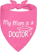 My Mom is A Dogtor Pink Dog Bandana, Graduation Gifts by ZBBFSCSB