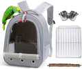 Bird Traval Carrier Cage, Vet Transport Book Bag by Misyue