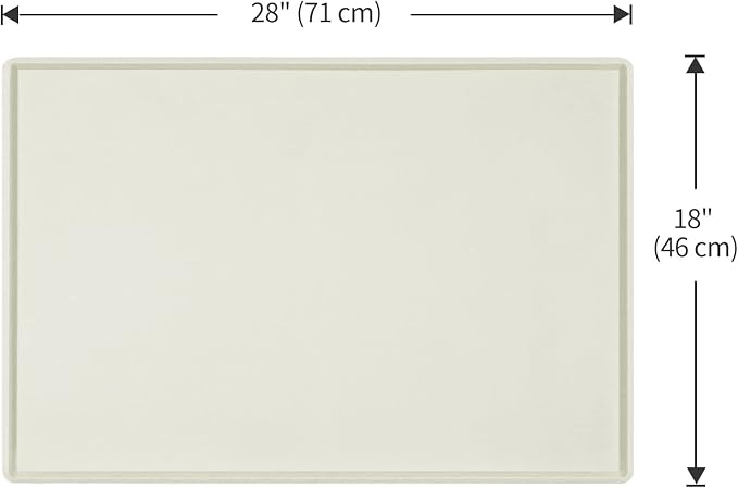 Dog Food Mat, Silicone Waterproof Food Tray, Non Slip Pet Bowl Mats Placemat - Image 5