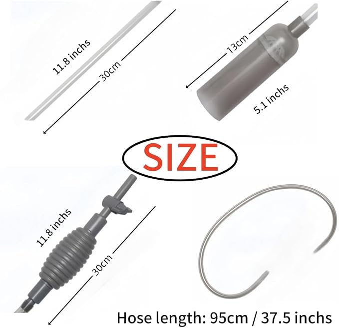 Aquarium Vacuum Gravel Cleaner, Aquarium Siphon, Aquarium Cleaning Tools - Image 3