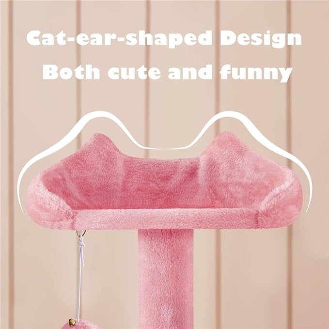 54 Inches Cat Tree Tower Condo Furniture, Cat Tower - Image 5