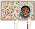 Absorbent Pet Dog Bowl Mat for Food and Water, Pet Cat Food Feeding