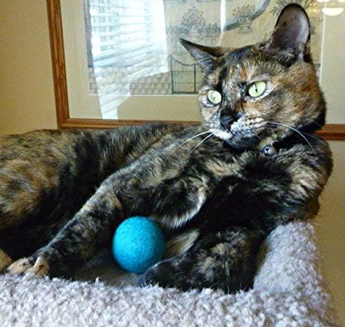 Balls for Cats - Felt Wool Cat Toy Balls for Small Pet Fetch and Play - Eco - Image 3
