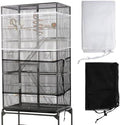 2 Pack Bird Cage Seed Catcher Guard, Bird Cage Cover, Heavy Duty Adjustable by Unknown