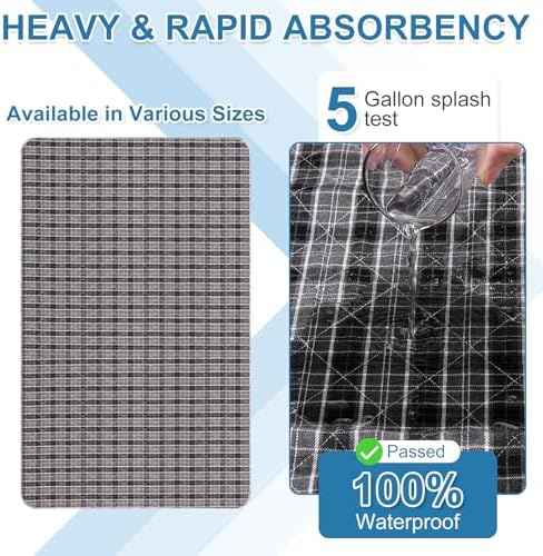 OUTCREATOR® Washable Bed Pads 34" x 56" (Pack of 2), Incontinence