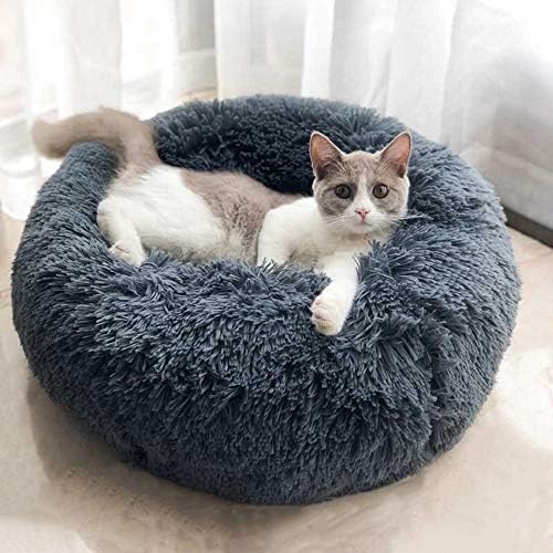 BODISEINT Modern Soft Plush Round Pet Bed - Image 2