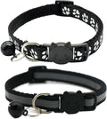 2 Pack Cat Collars Quick Release Reflective Kitten Collar by Unknown